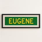 Framed Eugene Green Bus Scroll