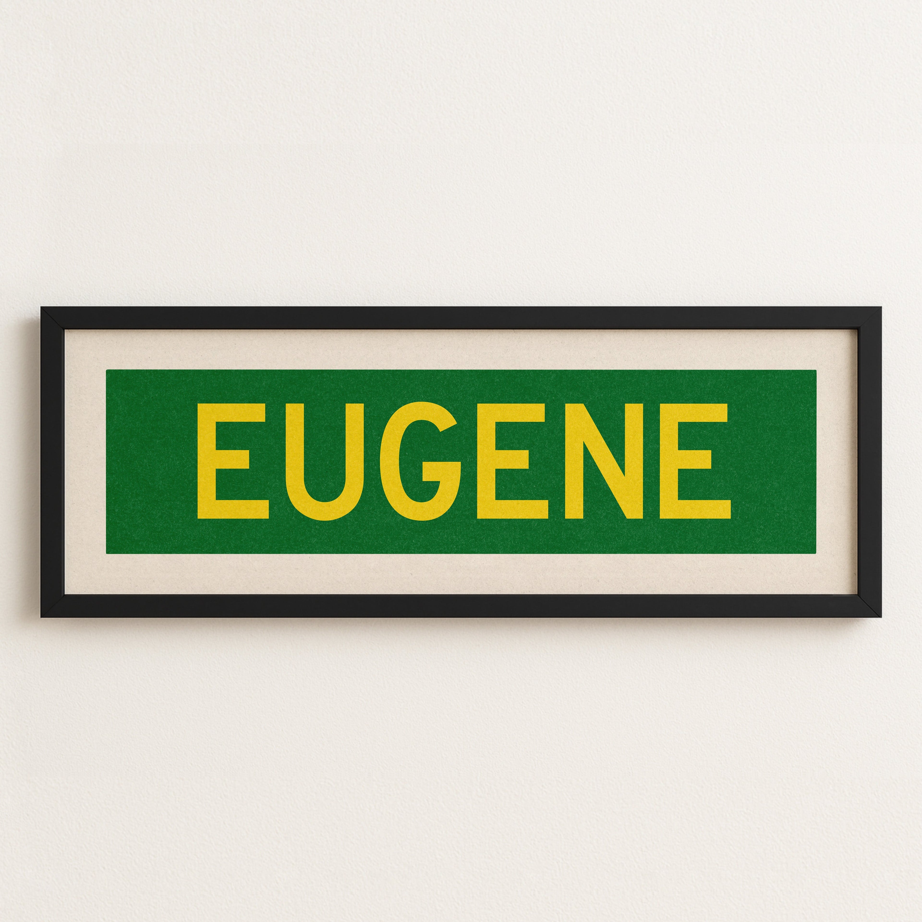Framed Eugene Green Bus Scroll