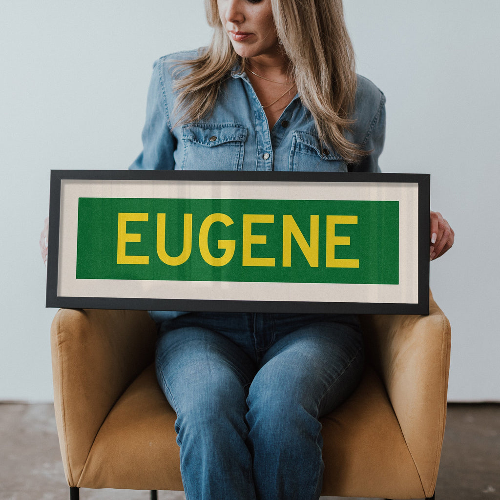 Framed Eugene Green Bus Scroll
