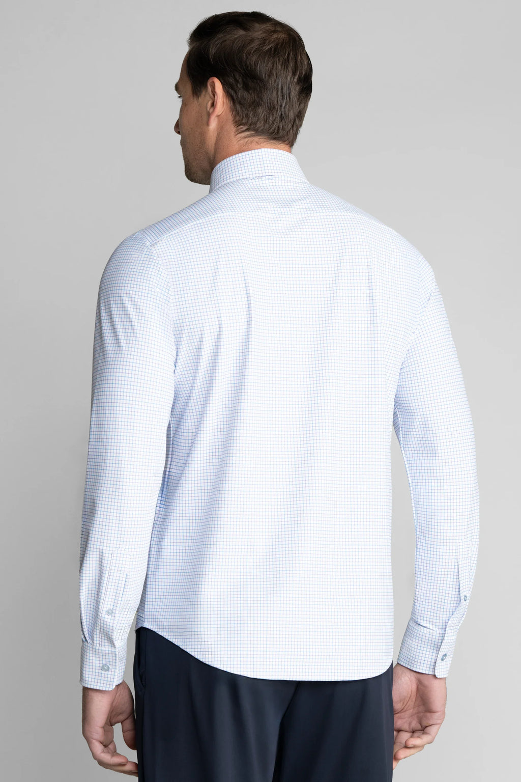 The Event Shirt Windowpane // Blue Purple