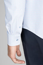The Event Shirt Windowpane // Blue Purple