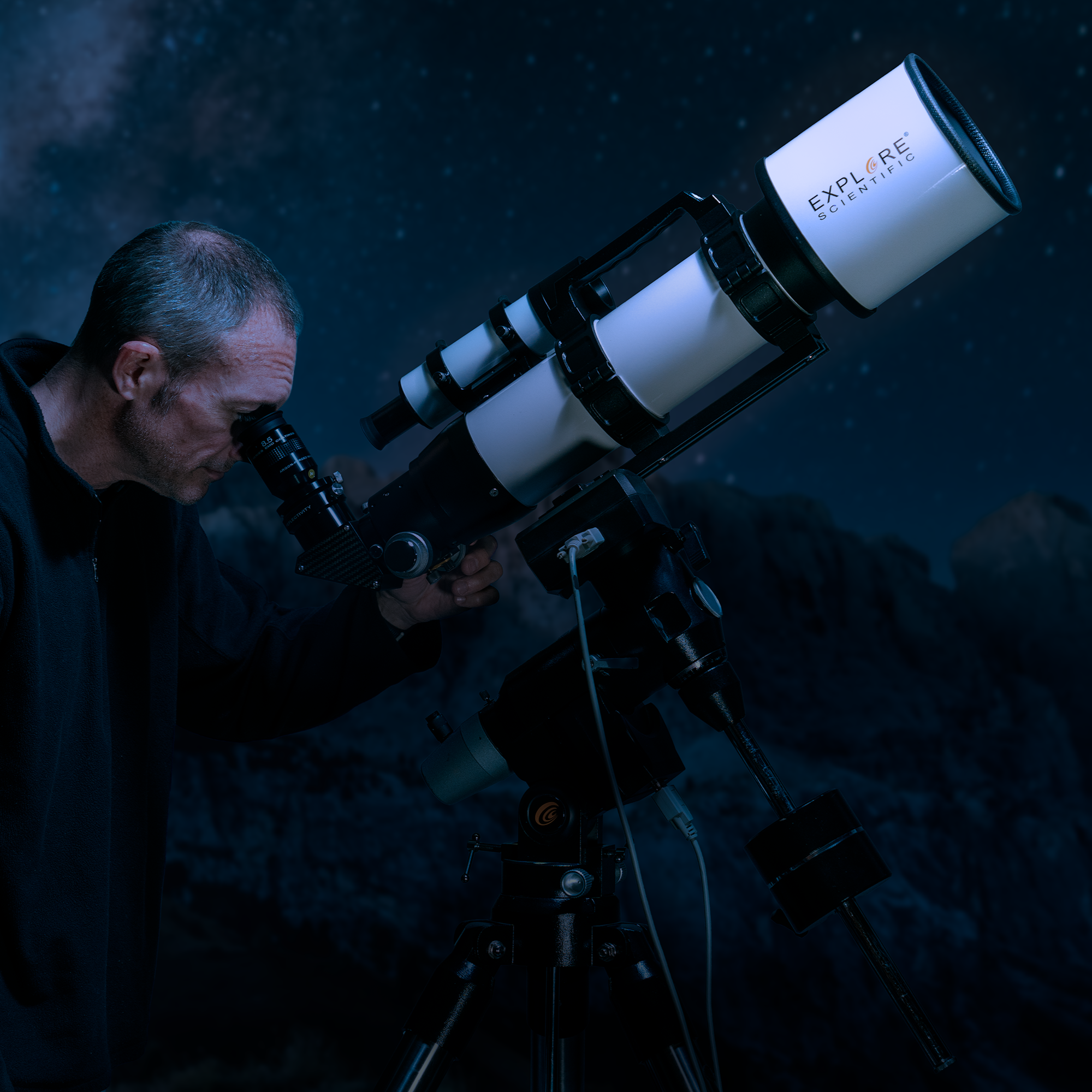 AR102 Air-Spaced Doublet Refractor Telescope