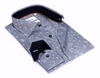 Long Sleeve Shirt with contract trimming // Dual cuffs // contemporary fit- Final Sale