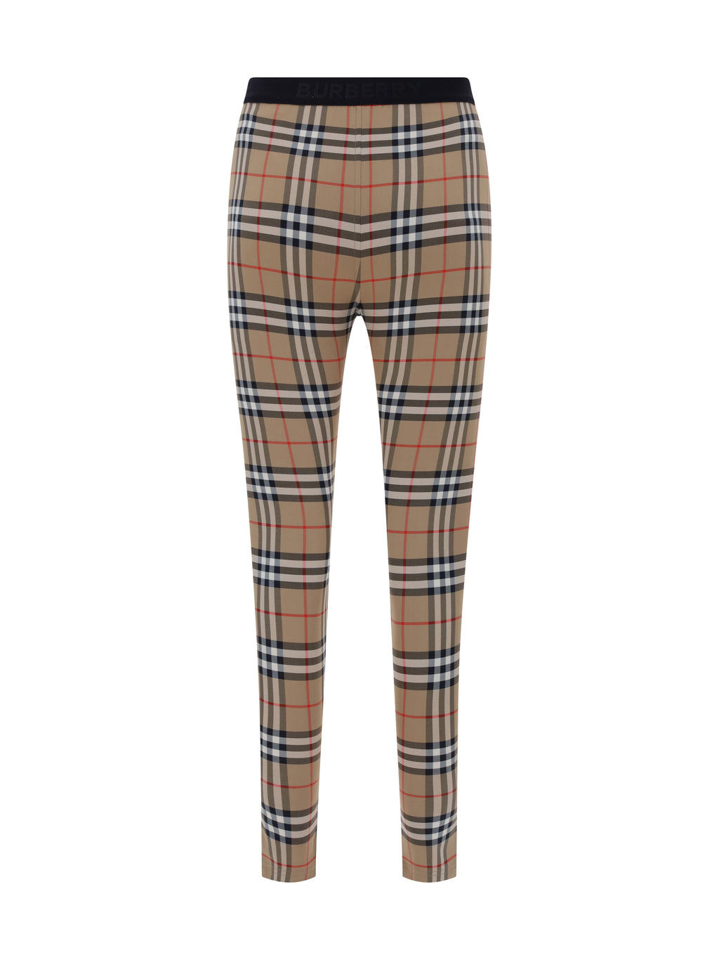 Leggings Archive Check Beige