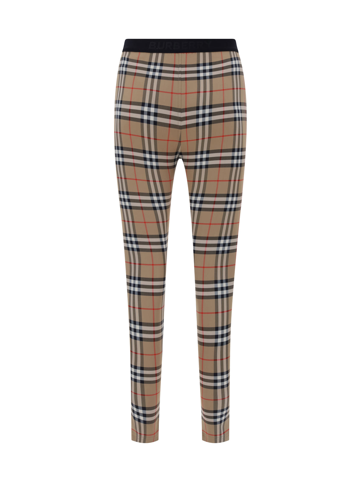 Leggings Archive Check Beige