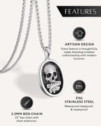 Memento Mori Pendant Necklace