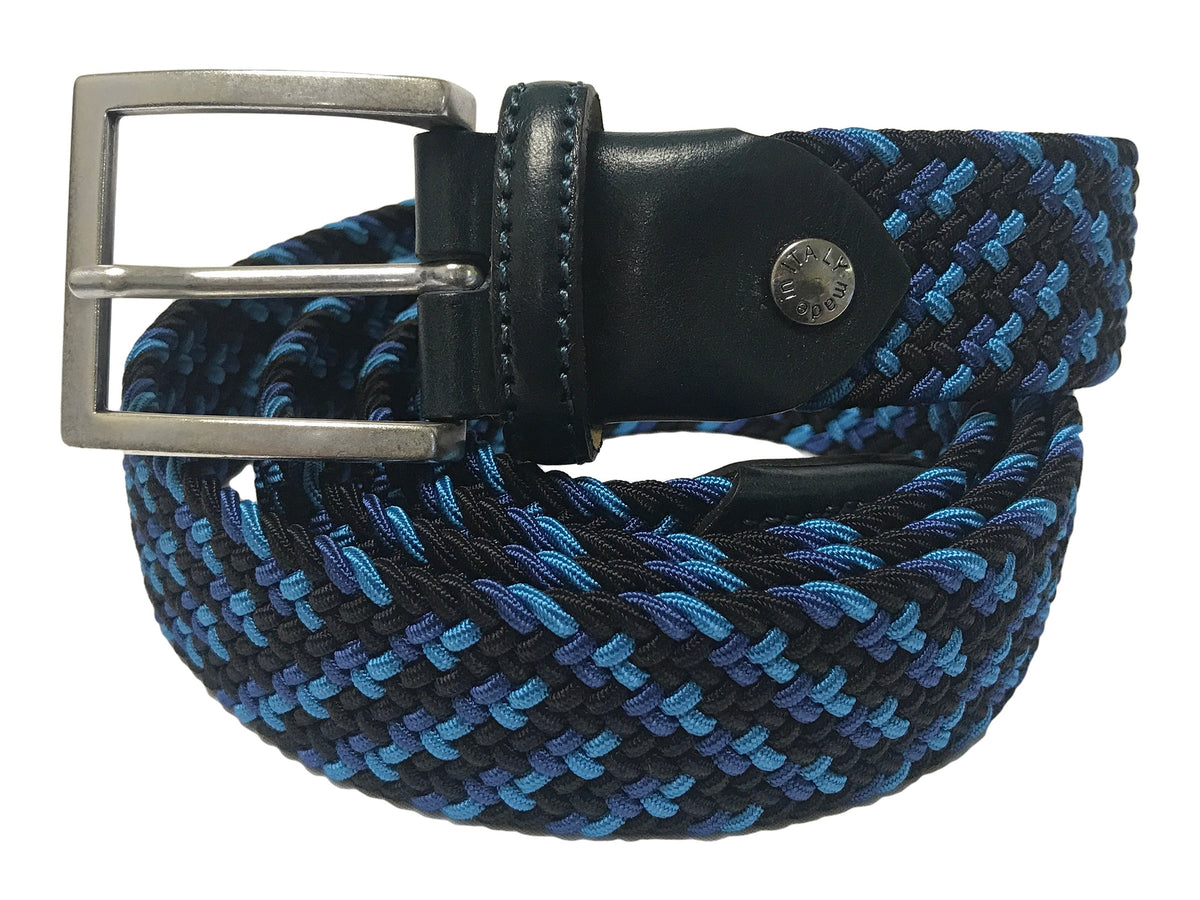 Woven Stretch Belt Deep Sea