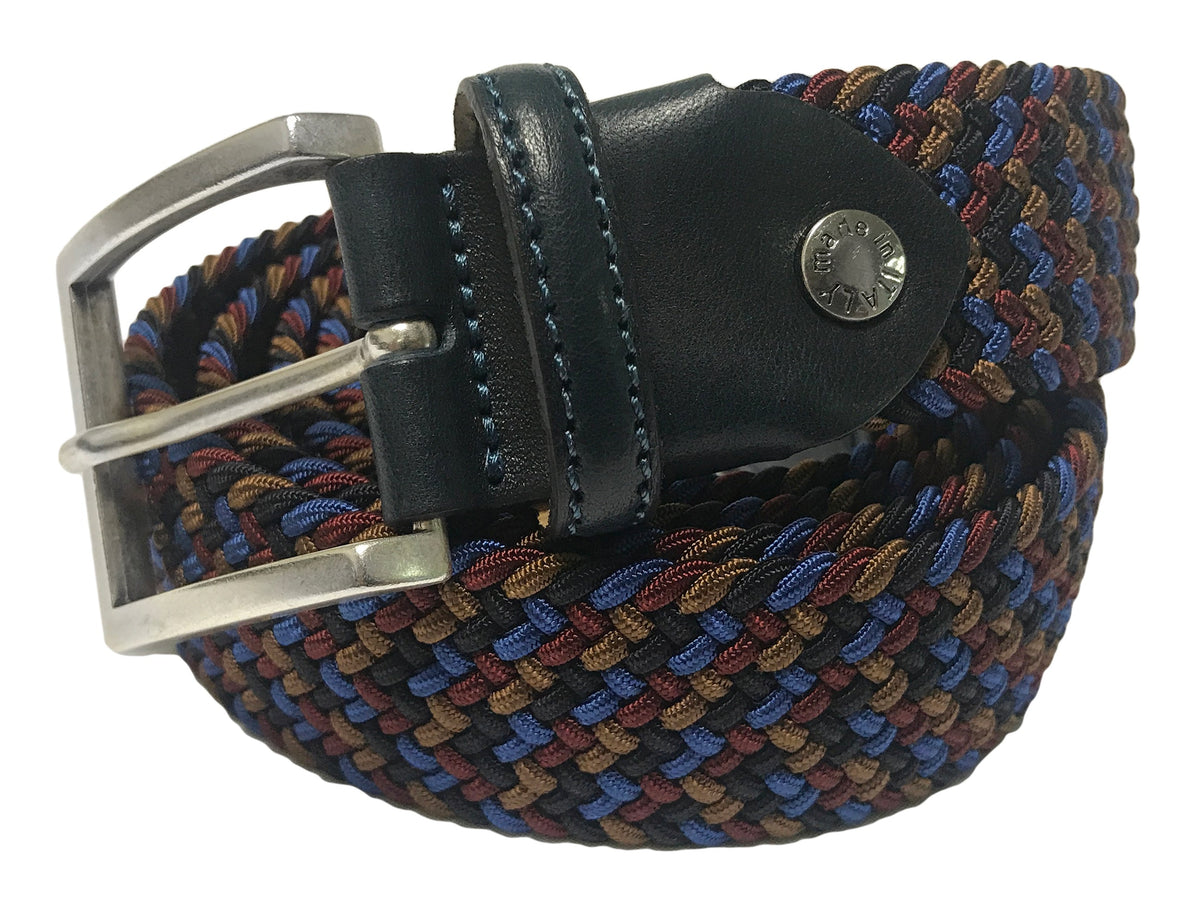 Woven Stretch Belt Midnight Monochrome