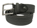 Woven Stretch Belt Solid Gray