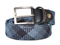 Woven Stretch Belt Tubular Navy/Blue