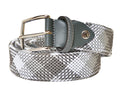 Woven Stretch Belt Tubular White/Gray