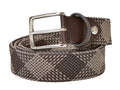 Woven Stretch Belt Tubular Brown/Beige