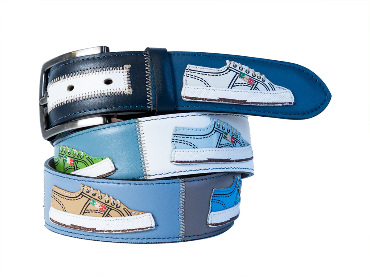 Limited Edition Calf Skin Artistic Belt Sneaker Lifestyle