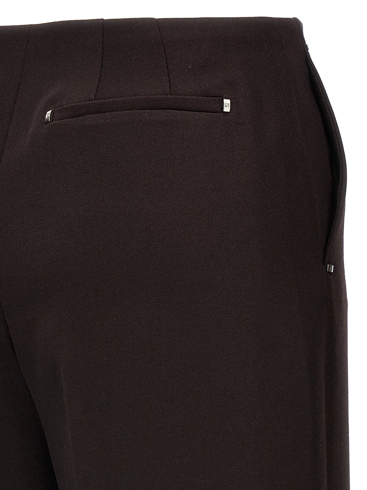 Fendi Women Grain De Poudre Pants