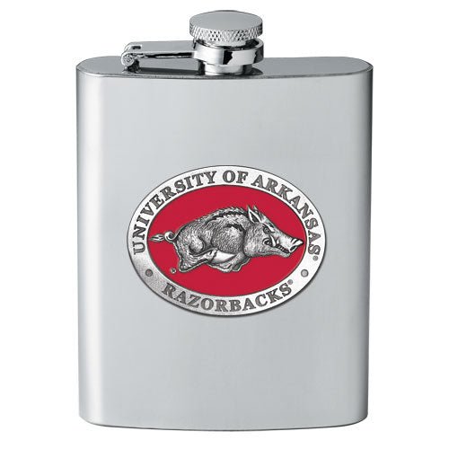 Arkansas Razorbacks Flask
