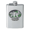 Grizzly Bear Yellowstone National Park Flask