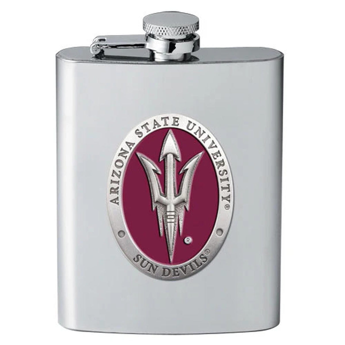 Arizona State Sun Devils Fork Logo Flask
