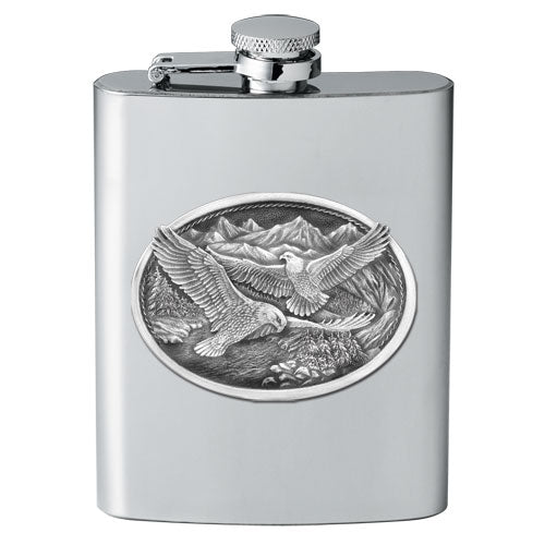 Eagles Soaring High Flask