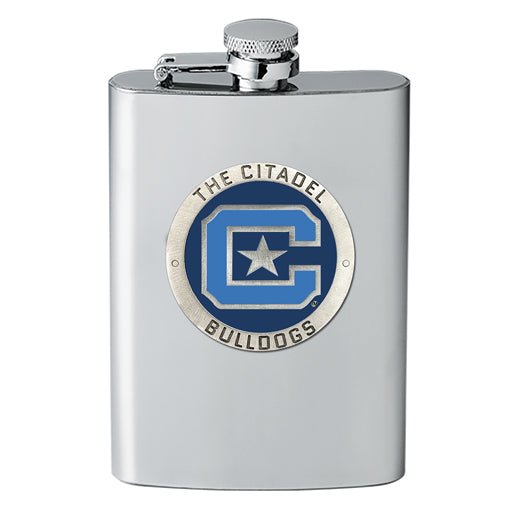 Citadel Bulldogs Flask