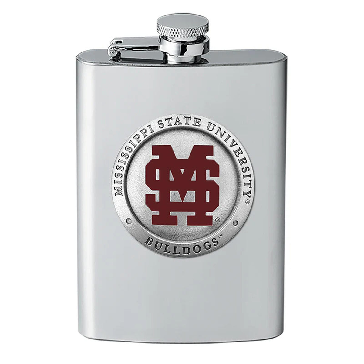 Mississippi State Baseball Logo Flask