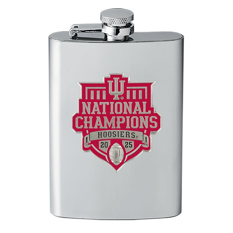 Indiana Hoosiers Football National Championship 2025 Flask