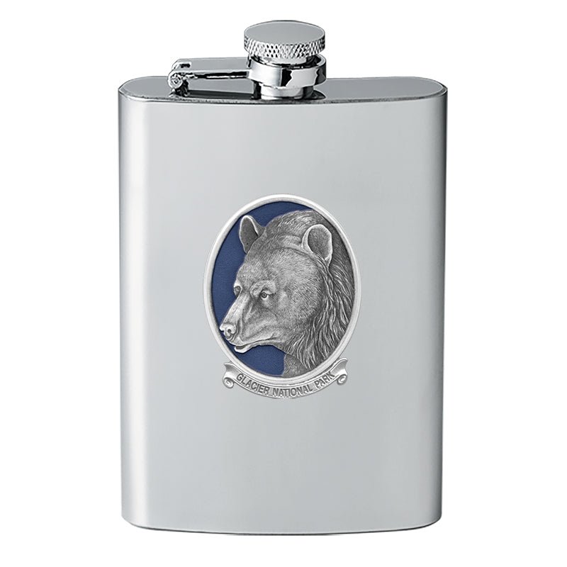 Black Bear Glacier National Park Flask