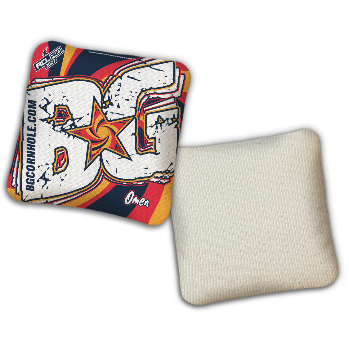 2027 ACL - BG Multiple Bag Models "FUNK SOUL" - Pro Stamped Cornhole Bags - SET OF 4 BAGS