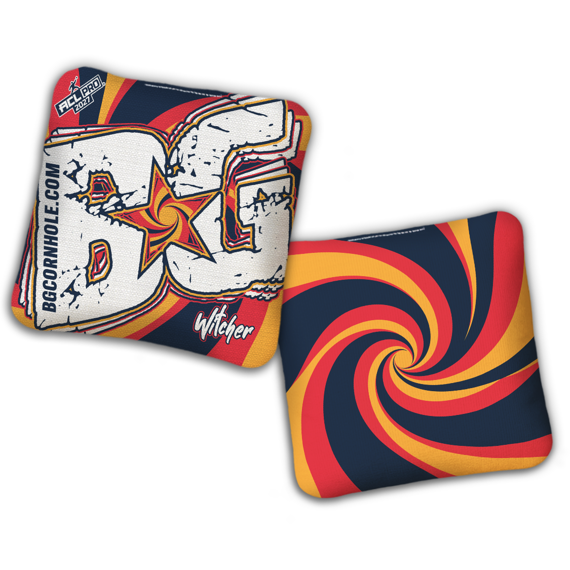 2027 ACL - BG Multiple Bag Models "FUNK SOUL" - Pro Stamped Cornhole Bags - SET OF 4 BAGS