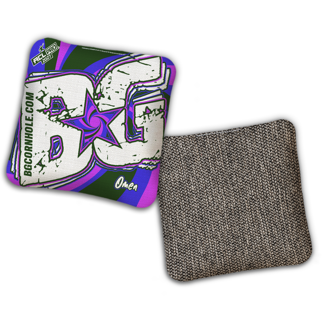 2027 ACL - BG Multiple Bag Models "FUNK SOUL" - Pro Stamped Cornhole Bags - SET OF 4 BAGS