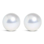.925 Sterling Silver 7-7.5MM  Cultured Freshwater Pearl Solitaire Stud Earrings