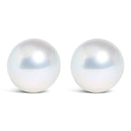14k White Gold 5-5.5MM Akoya Cultured Pearl Solitaire Stud Earrings
