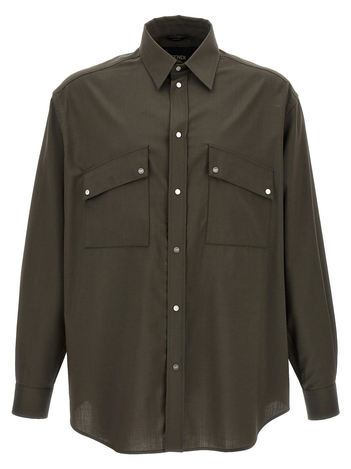 Fendi Men Wool Shirt