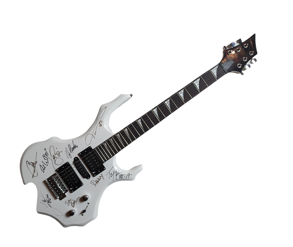 Faster Pussycat & Bang Tango Signed Autographed Guitar UACC AFTAL RACC TS