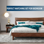 Aurora Solid Wood Bed Frame