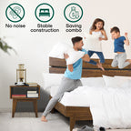 Aurora Solid Wood Bed Frame