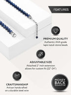 Lapis Lazuli Beaded Necklace