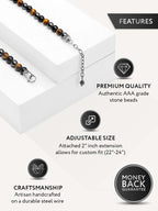 Triple Protection Beaded Necklace