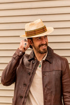 Fedora Palm Leaf Straw Hat