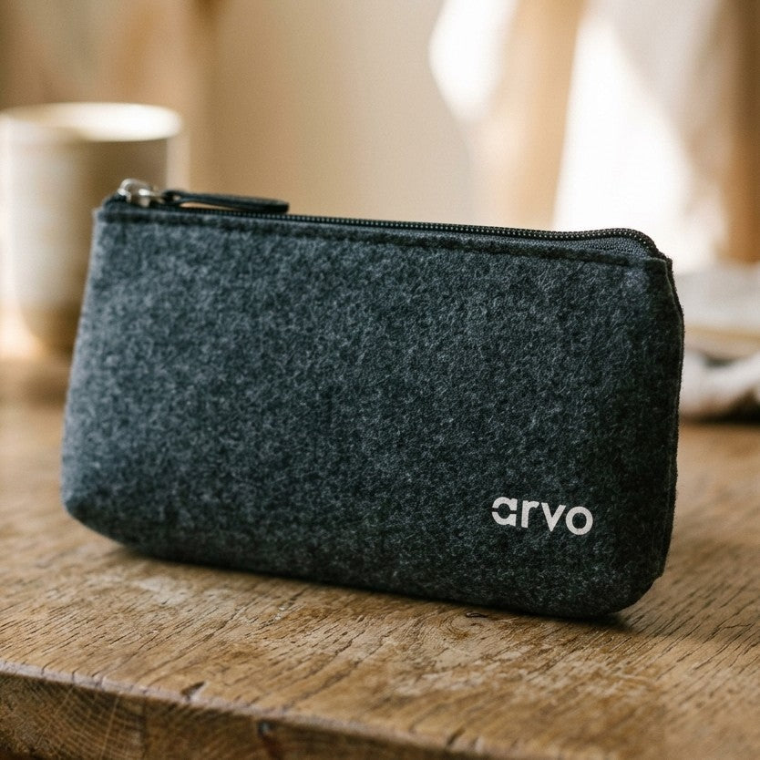 Arvo Silver Time Sawyer Watch - Gray Leather