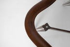 Filippo Chissotti Biomorphic Walnut & Glass Cocktail Table, Italy, c. 1950s–60s