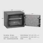 FireShield fireproof compact safe