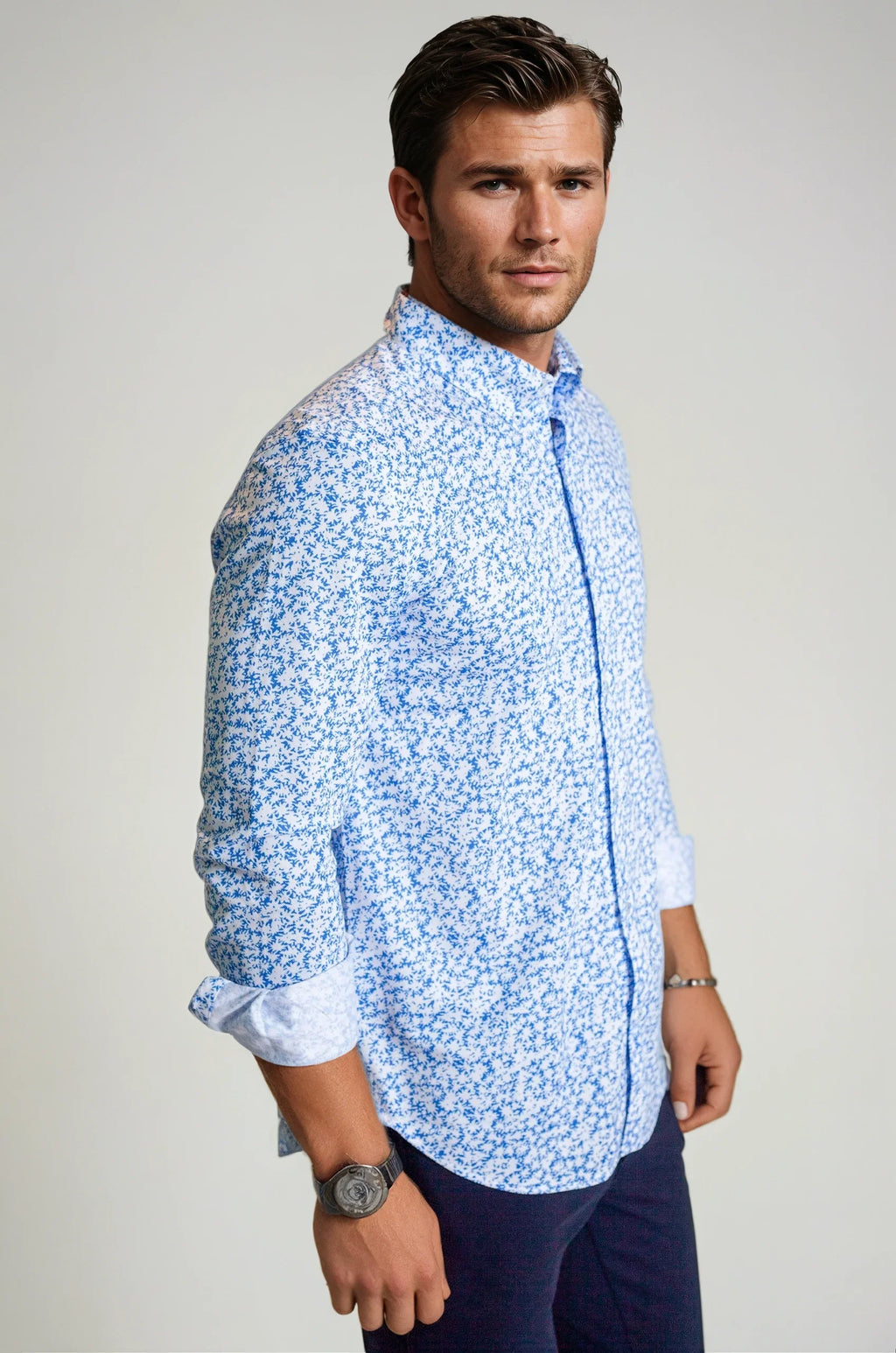 Five-O Floral Long Sleeve Tech Shirt