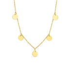 Arvo Mini Disc Necklace - Gold