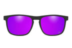Floaties - Matte Black - Purple Polarized