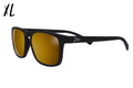 Floaties XL - Matte Black - 24K Gold Lens Polarized
