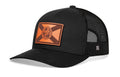 Florida Flag Trucker Hat  |  Leather FL Snapback