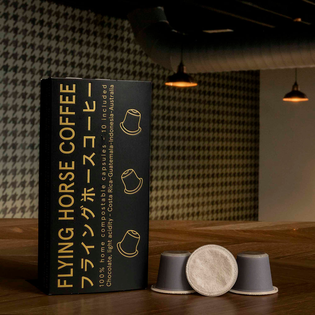 Flying Horse Pods: Organic Espresso (10x)
