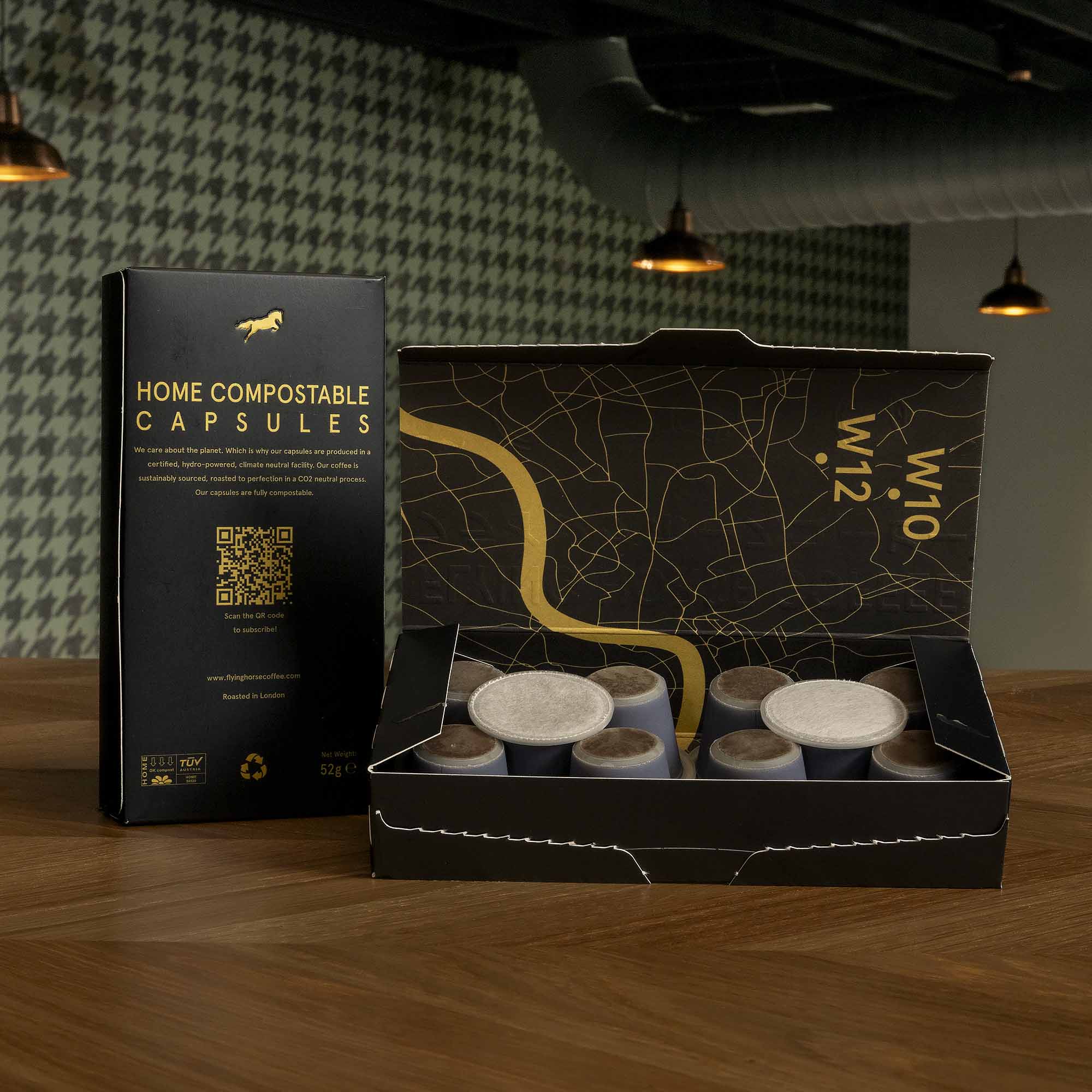 Flying Horse Pods: Organic Espresso (10x)