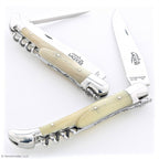 Forge de Laguiole Tradition 12 cm Horn Tip with Awl - Shiny
