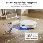Roborock Qrevo CurvX Robot Vacuum with Multifunctional Dock 3.0 Thermo+